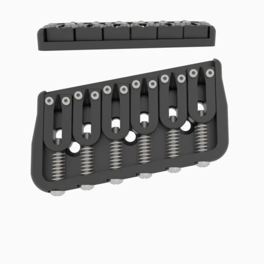 Hipshot Multi-Scale Fixed Guitar Bridge, 6 String